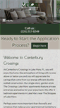 Mobile Screenshot of canterburycrossingsbyelon.com